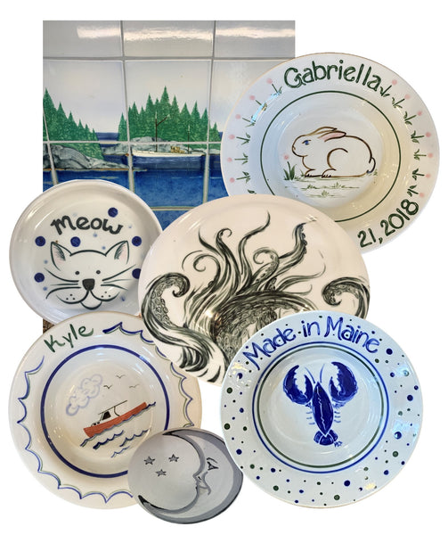 Personalized pottery — custom commission work